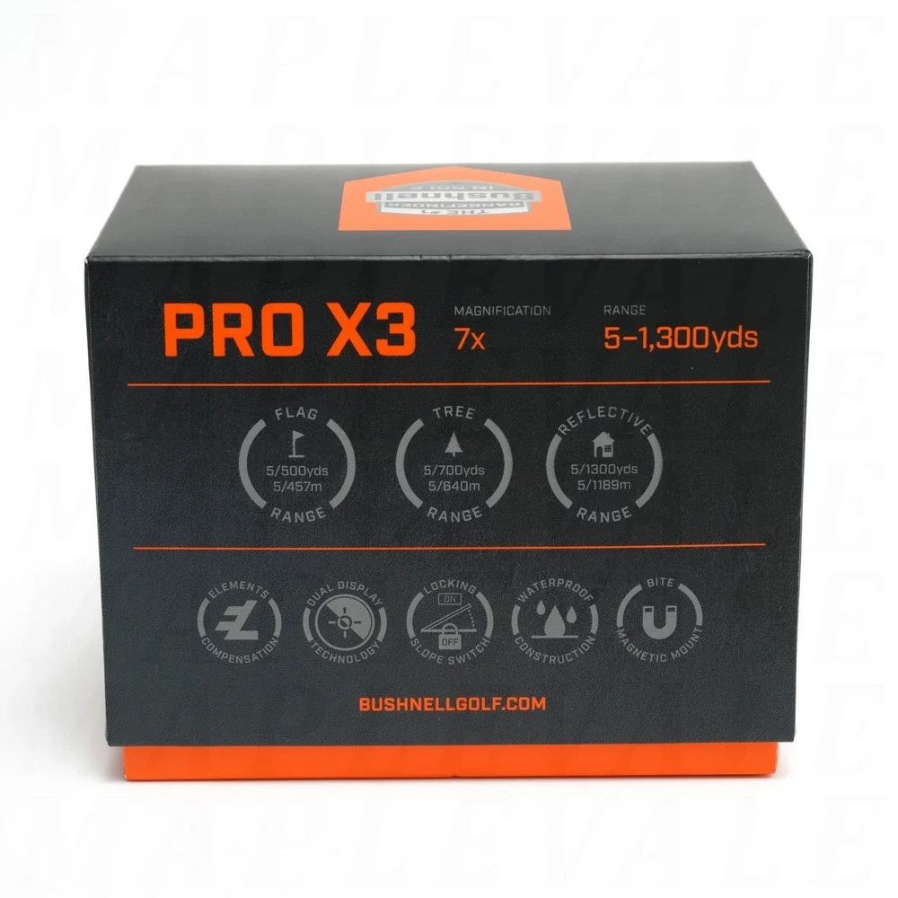 Bushnell Golf Pro X3 Laser Rangefinder w/ Slope 7x Mag 5-1300yds NEW IN BOX